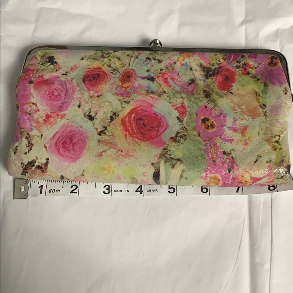 Hobo rare floral pattern Lauren wallet.